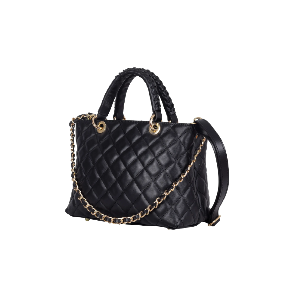 Bolso acolchado negro Charlotte small