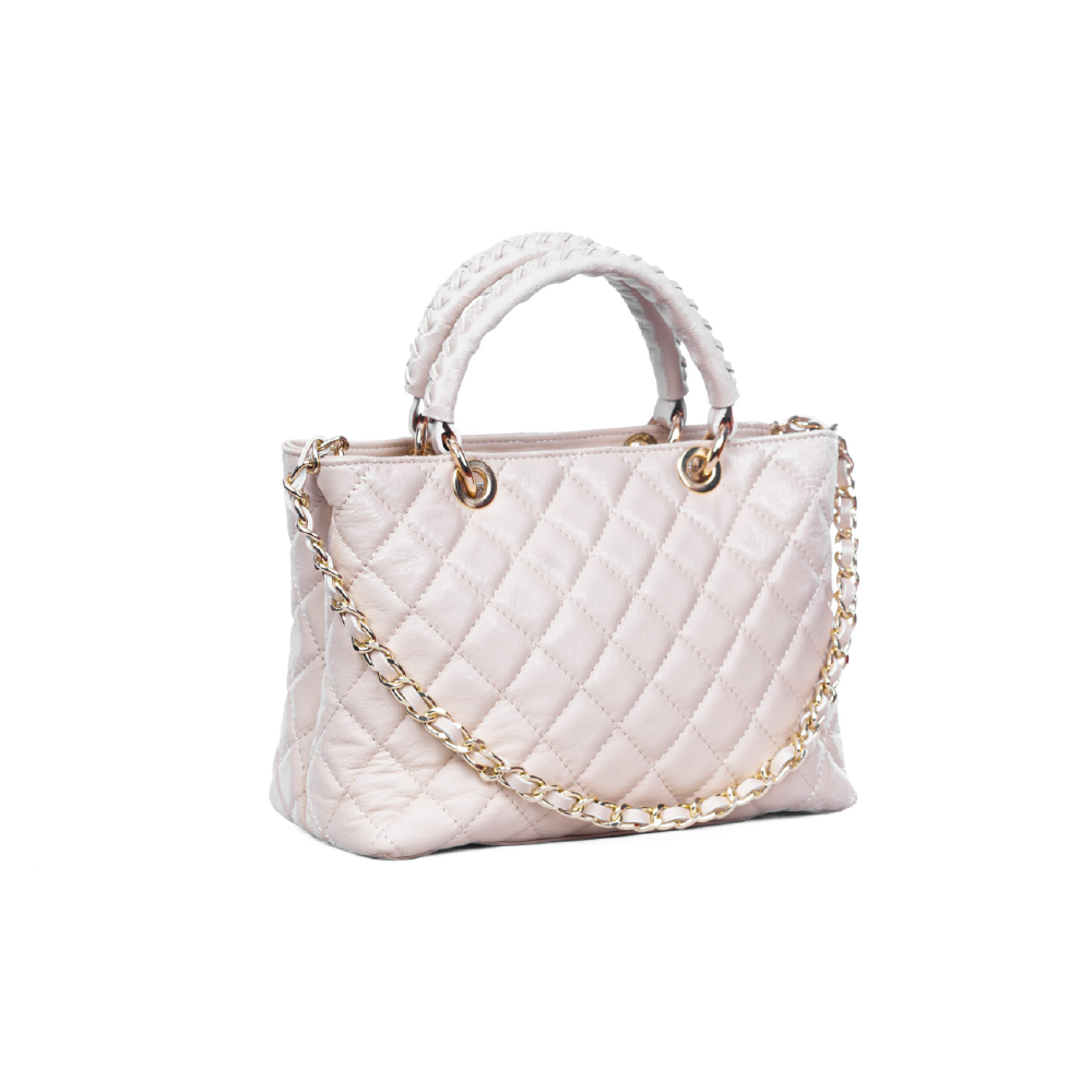 Cartera blanca acolchada Charlotte small VDL