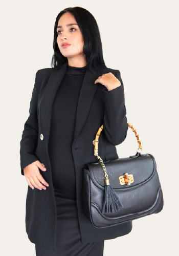 Outfit bolso Asa Bambu de Vittoria di Lusso